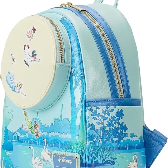 Loungefly Disney Peter Pan You Can Fly Glow Mini Backpack - NWT - Picture 10 of 12